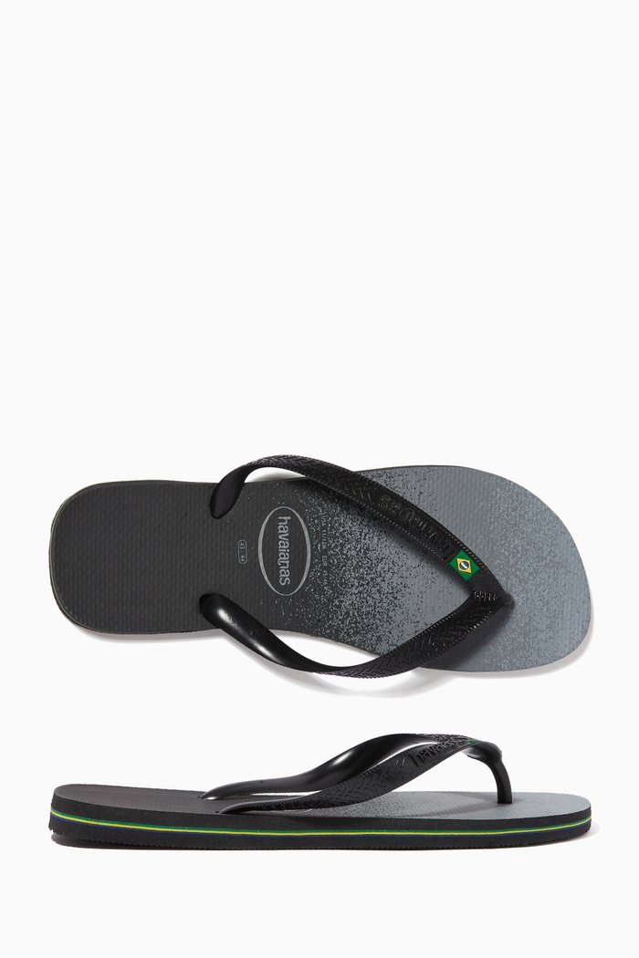 

Brasil Fresh Flip Flops in Rubber, Black