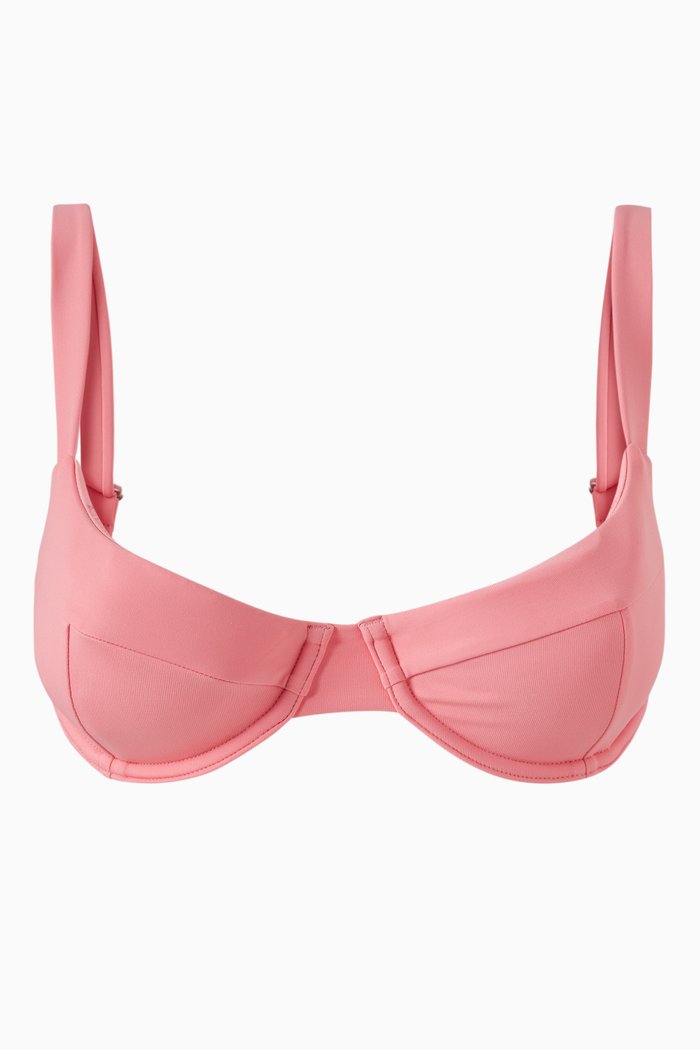 

Lia Bustier Bikini Top, Pink