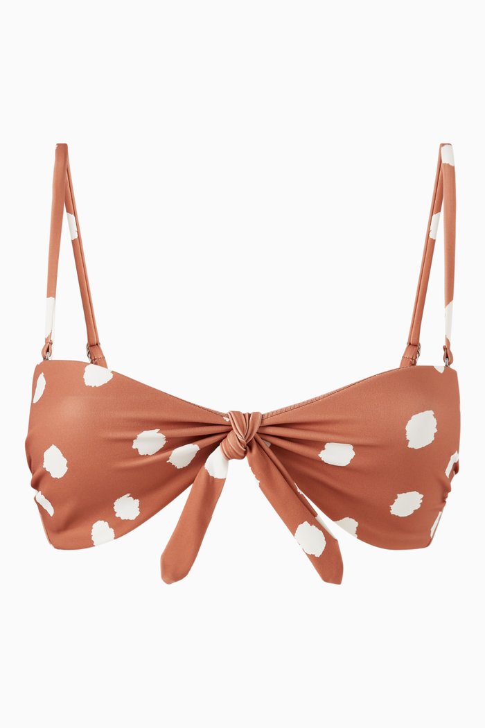 

Katrine Bikini Top, Brown