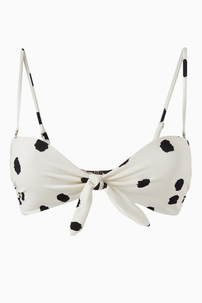 Katrine Bikini Top, White