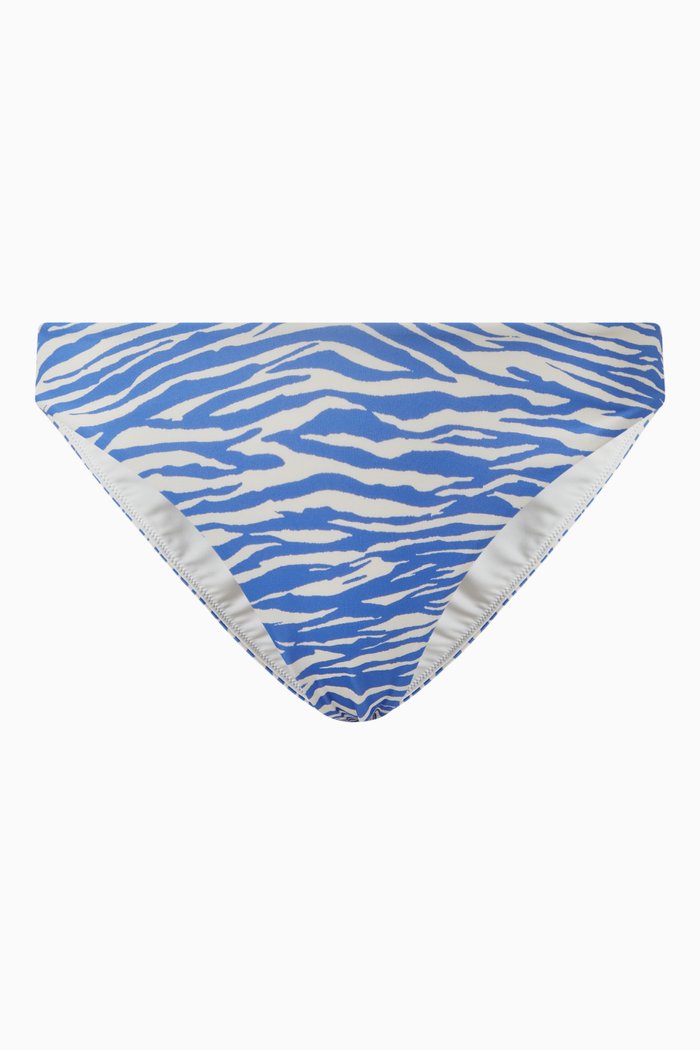 

Zola Printed Bikini Bottom, Blue