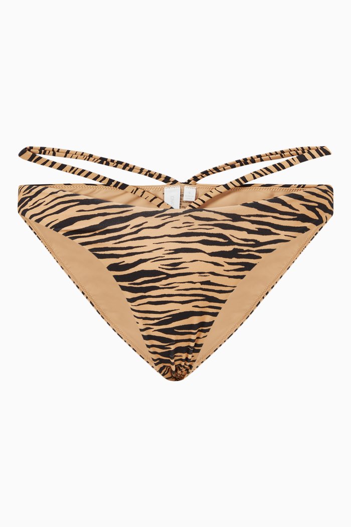 Emmalyn Bikini Bottoms, Brown