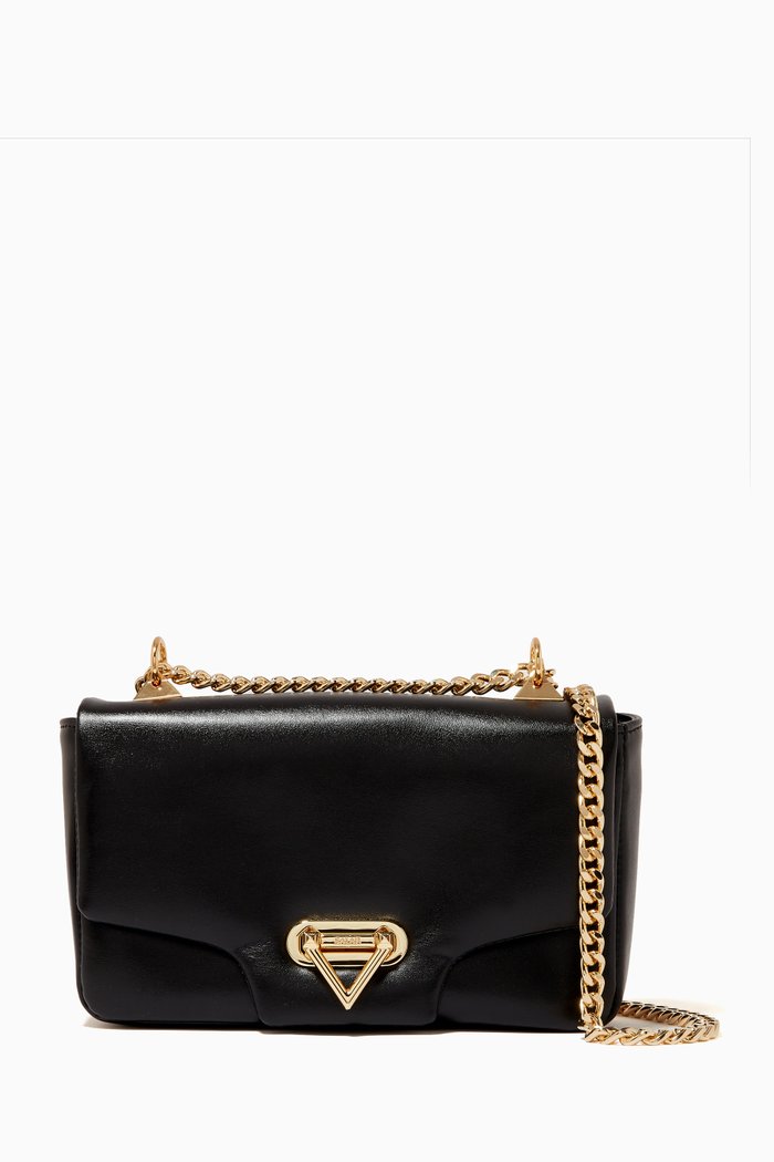 

Nora Crossbody Bag in Calfskin, Black