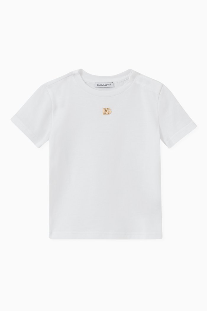 

DG Logo T-shirt in Cotton, White