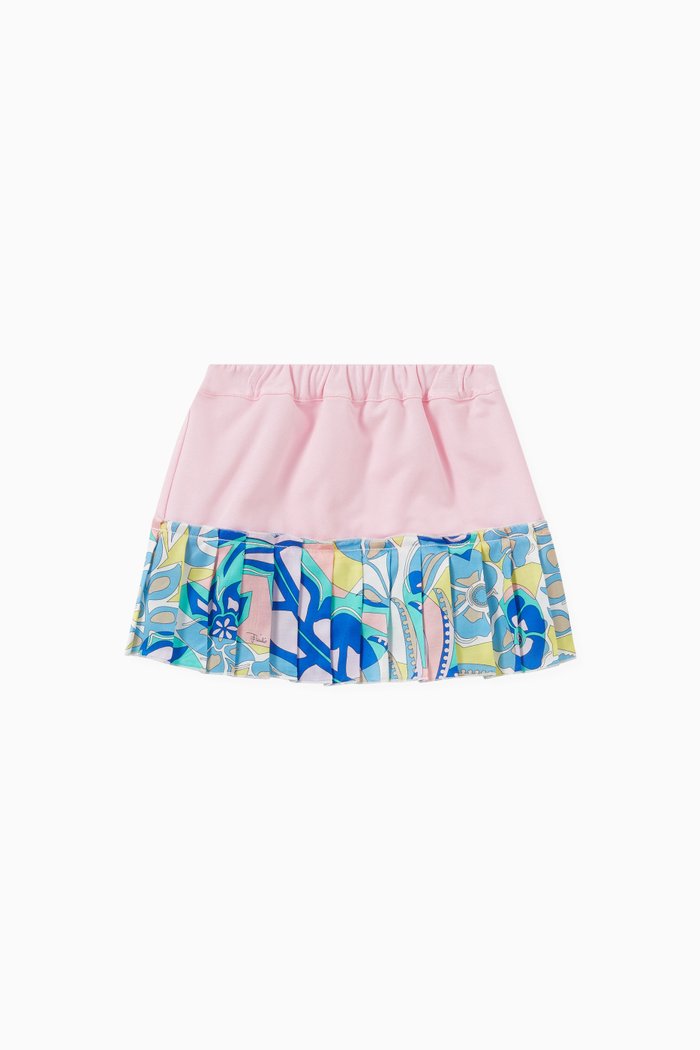 

Pucci Pleated Skirt in Technical Jersey, Multicolour
