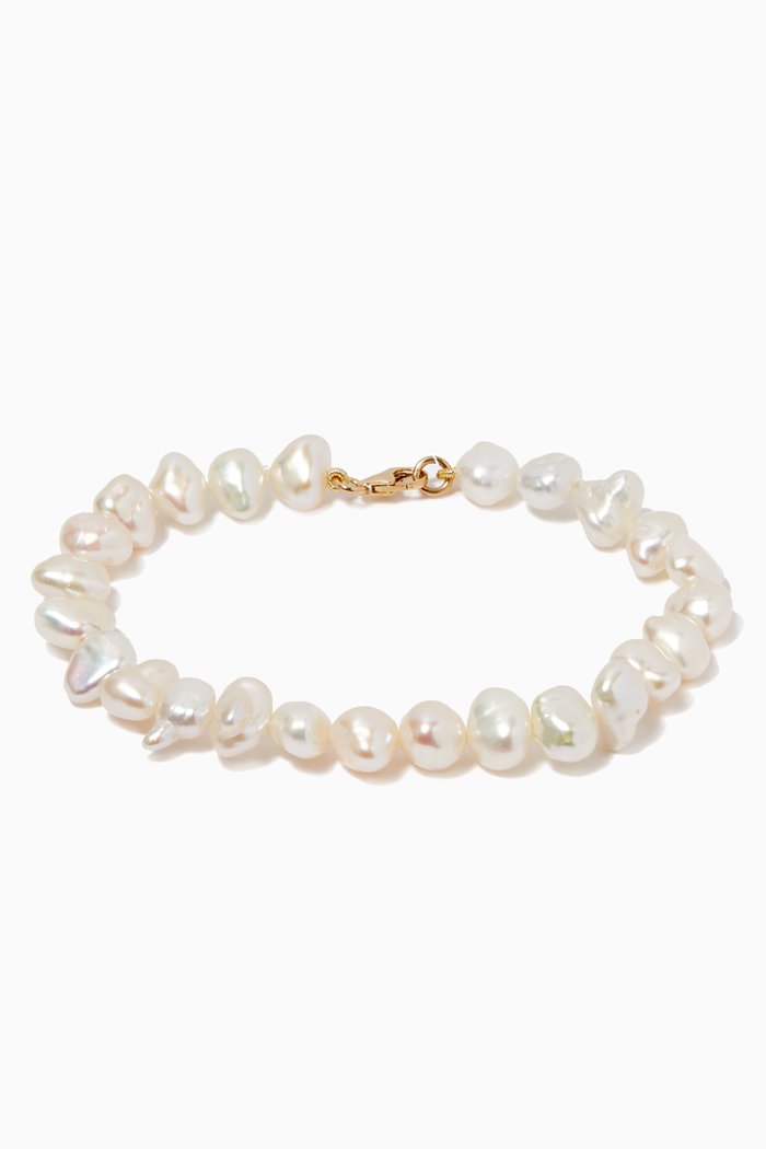 Baroque Bracelet Midi in 9kt Yellow Gold