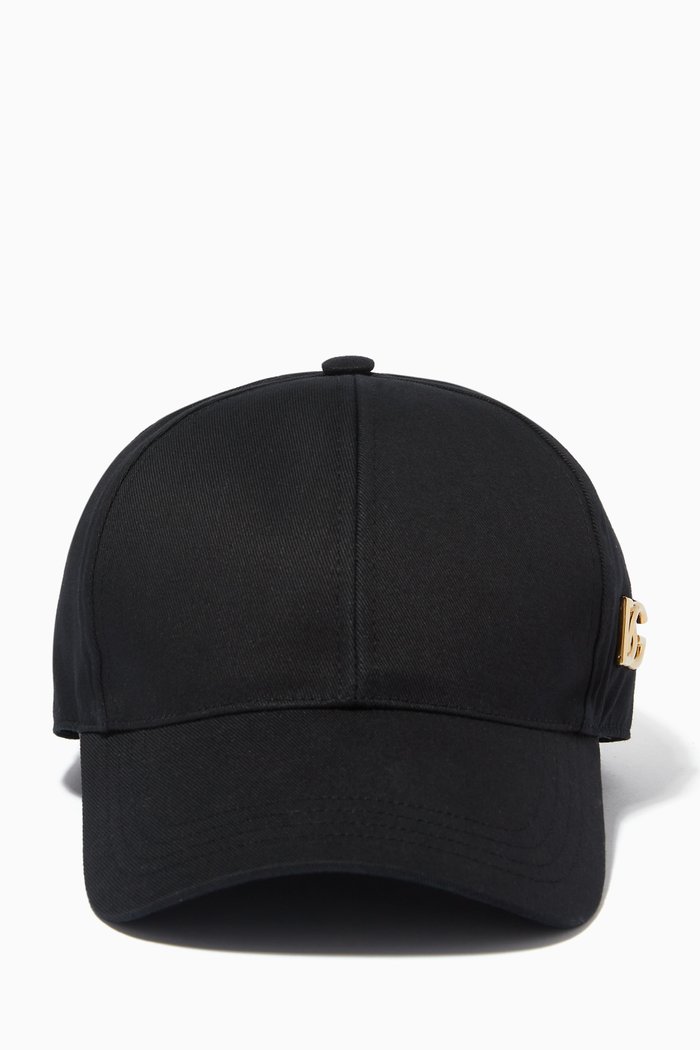 

Baseball Cap with DG Logo in Cotton Twill, Black