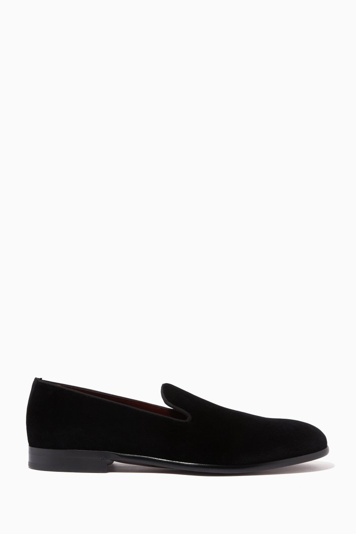 

Leonardo Loafers in Velvet, Black
