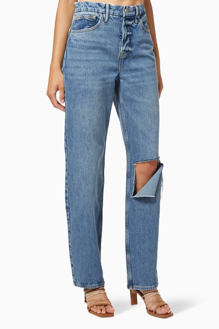 Good 90s Jeans in Cotton, Blue