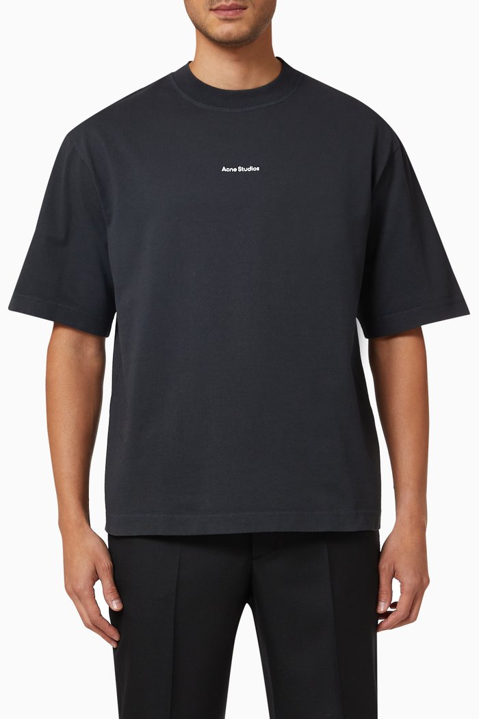 

Extorr Stamp T-shirt in Cotton Jersey, Black