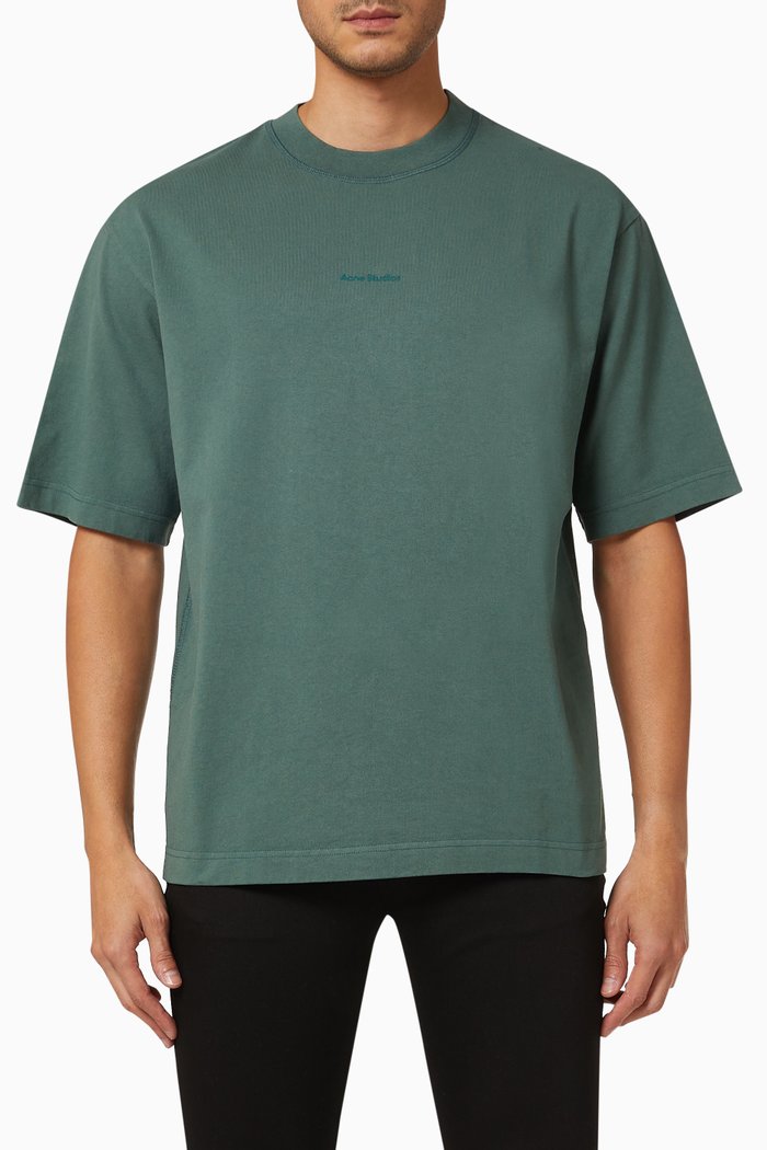 

Extorr Stamp T-shirt in Cotton Jersey, Green