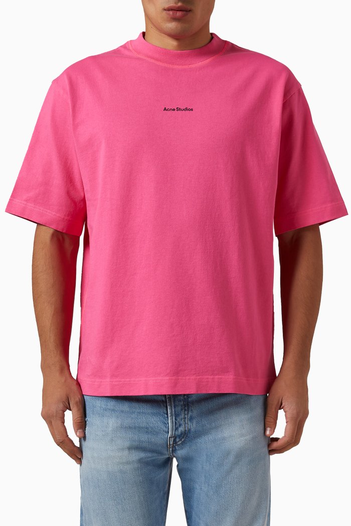 

Extorr Stamp T-shirt in Cotton Jersey, Pink