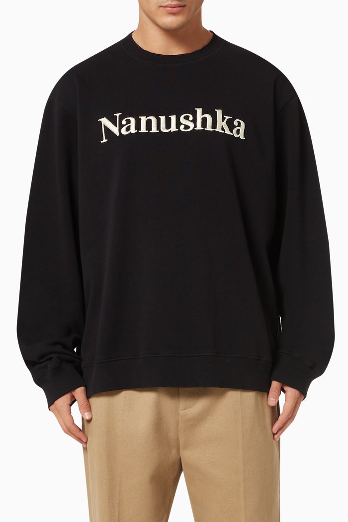 

Remy Sweatshirt in Organic Cotton, Black