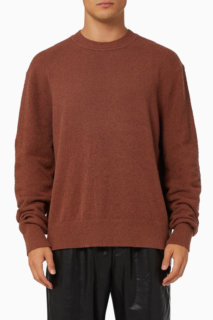 

Virote Sweater in Terry Knit, Brown