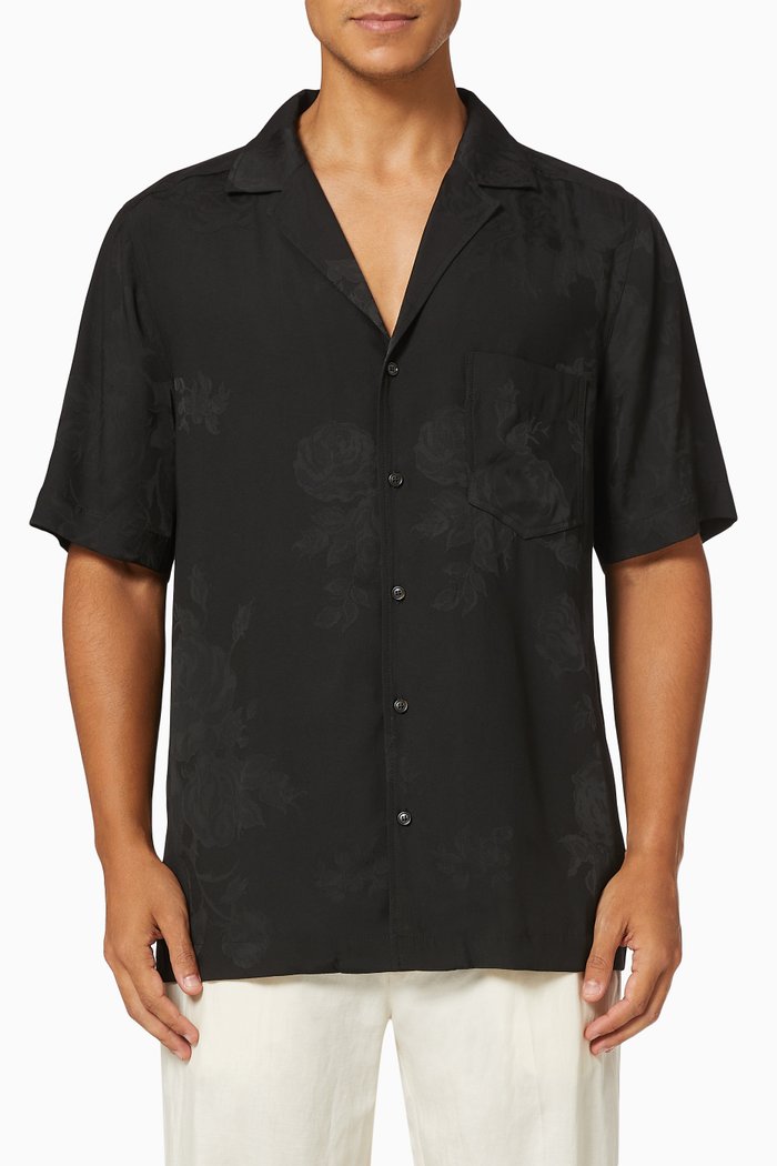Venci Camp Shirt, Black