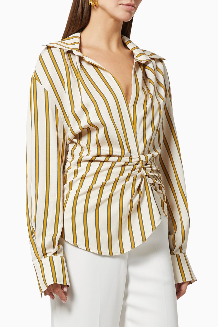 

Joelle Draped Shirt, Multicolour