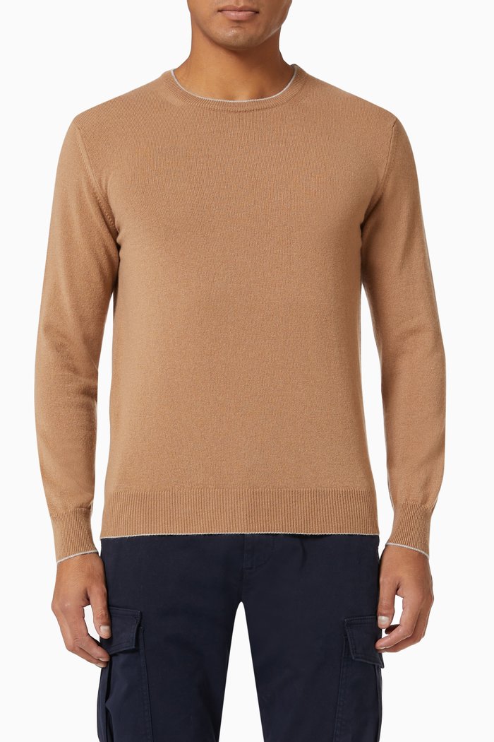 

Maglia Sweater in Cashmere & Wool, Neutral