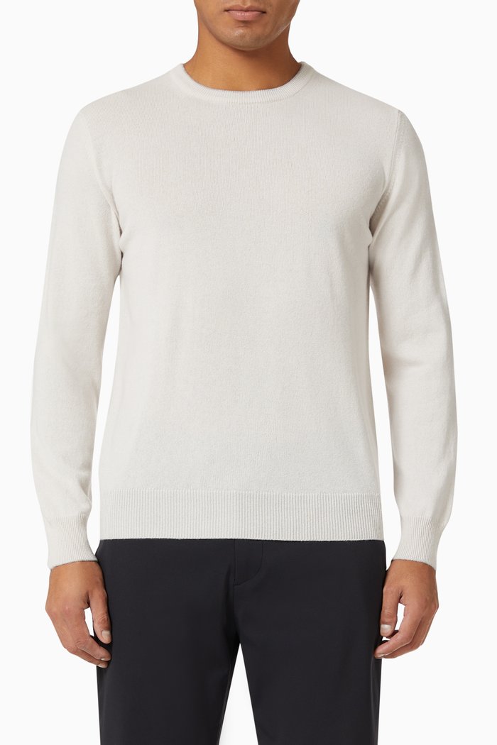

Maglia Sweater in Cashmere & Wool, Neutral