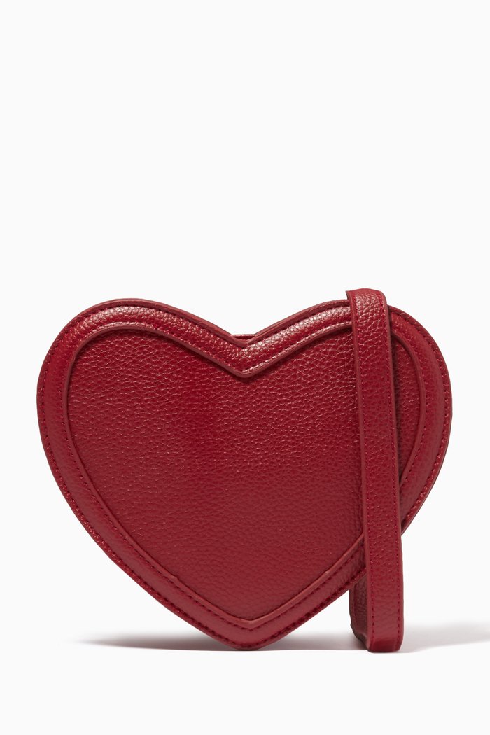 

Heart Crossbody Bag, Red