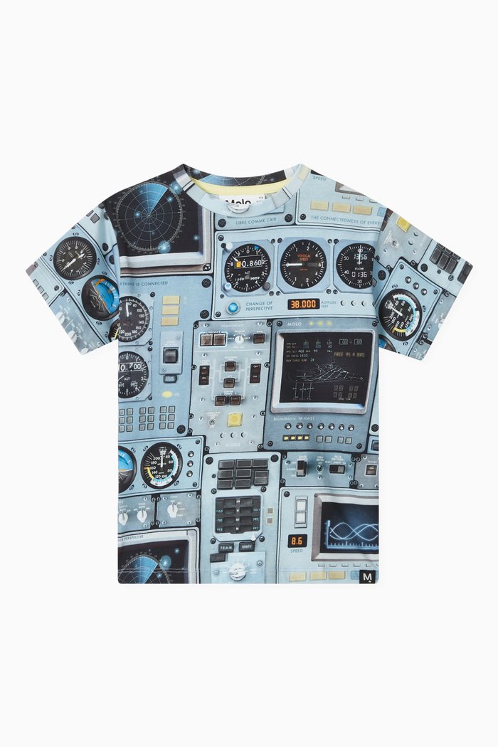 Rasmus T-shirt in Organic Cotton, Multicolour