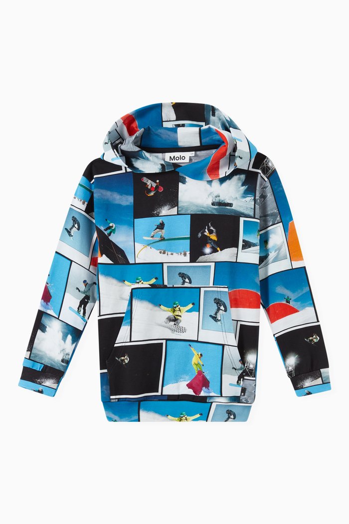 

Romo Hoodie in Organic Cotton Blend, Multicolour