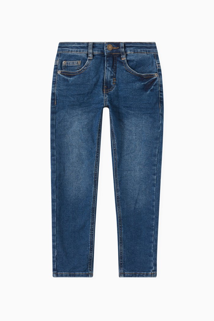

Aksel Jeans in Stretch Cotton Denim, Blue