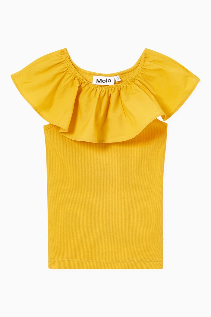 

Reca Vest in Organic Cotton, Yellow
