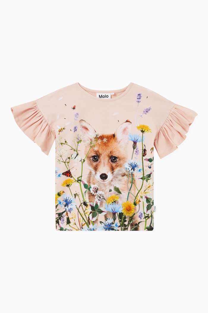 

Rayah T-shirt in Organic Cotton, Pink