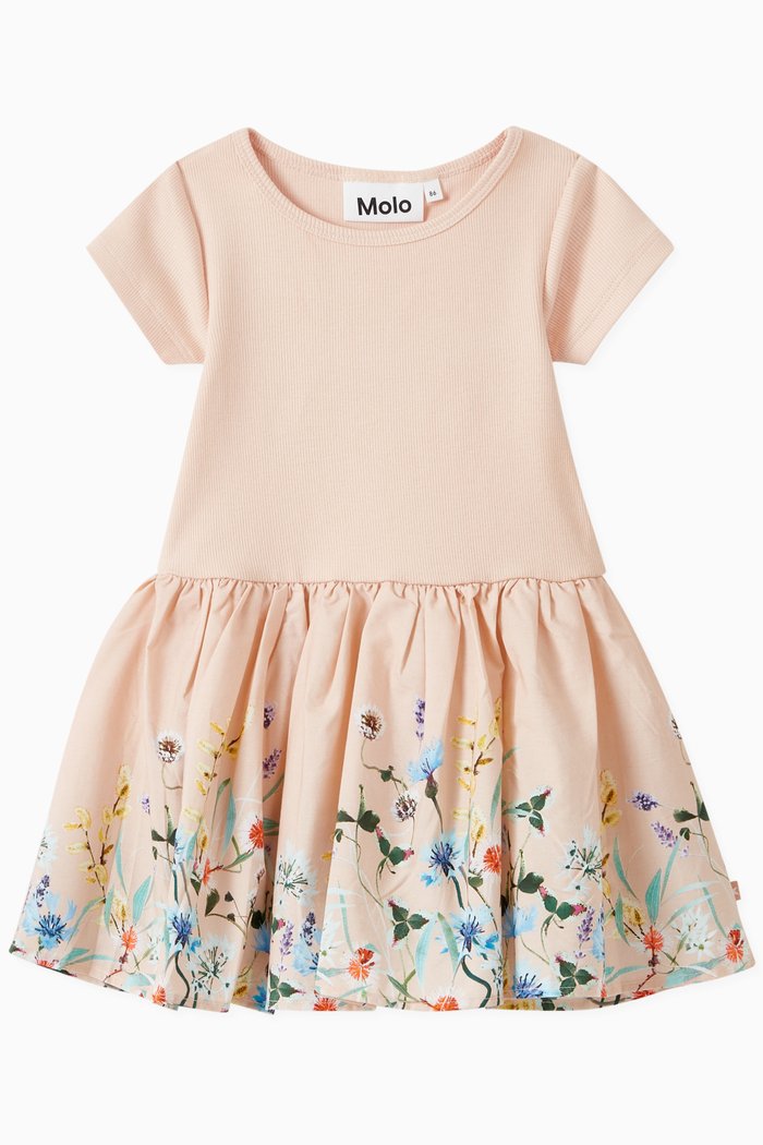 

Carin Dress in Organic Cotton, Pink