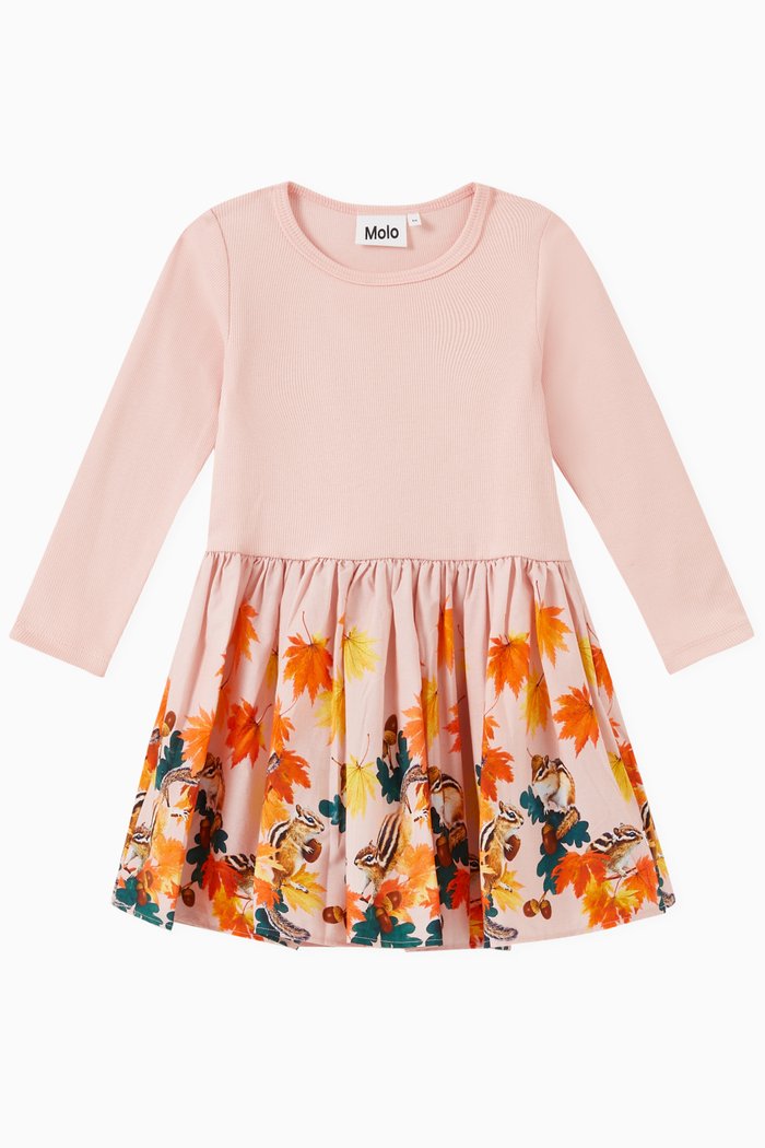 

Candi Dress in Organic Cotton, Pink
