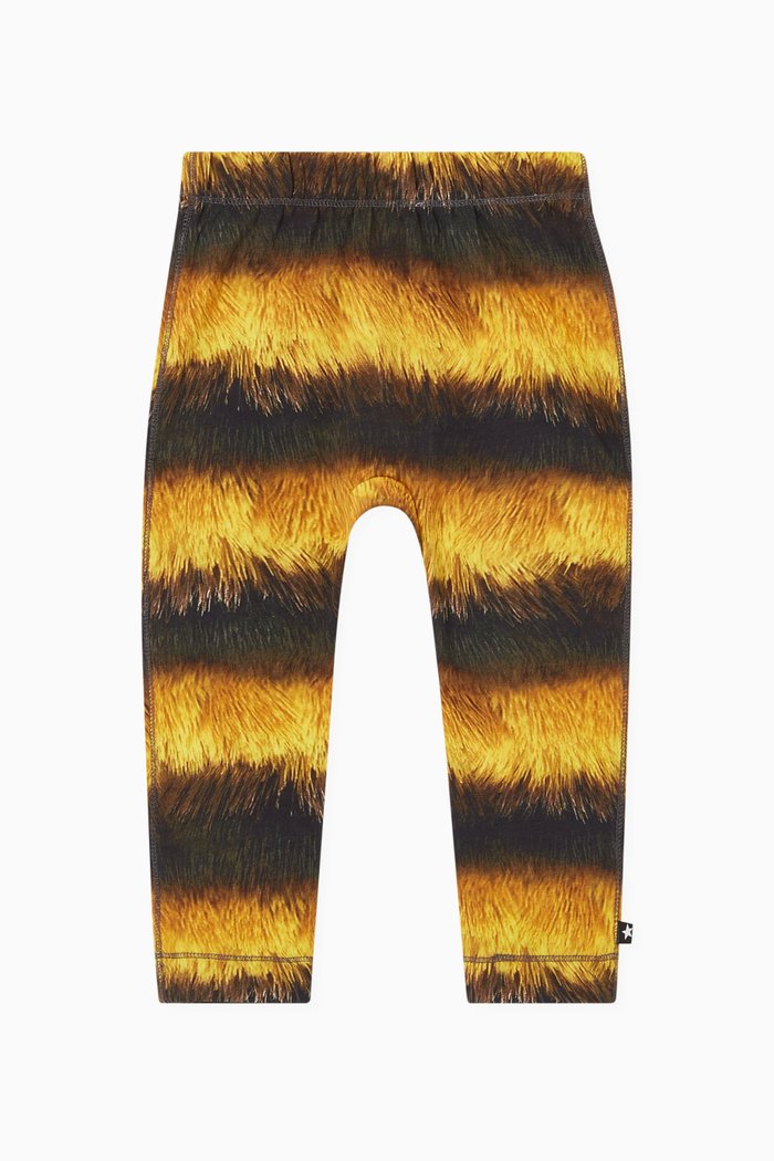 Seb Stripes Trousers in Organic Cotton, Multicolour