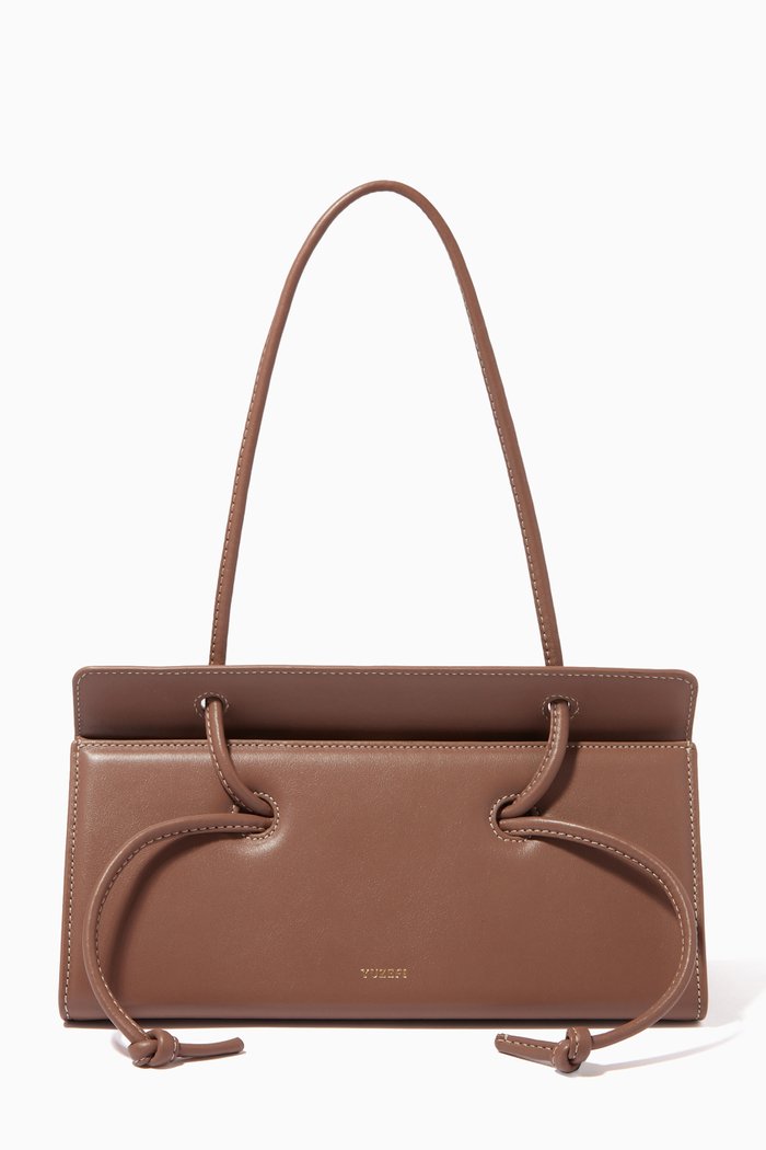 

Taco Shoulder Bag in Leather, Neutral