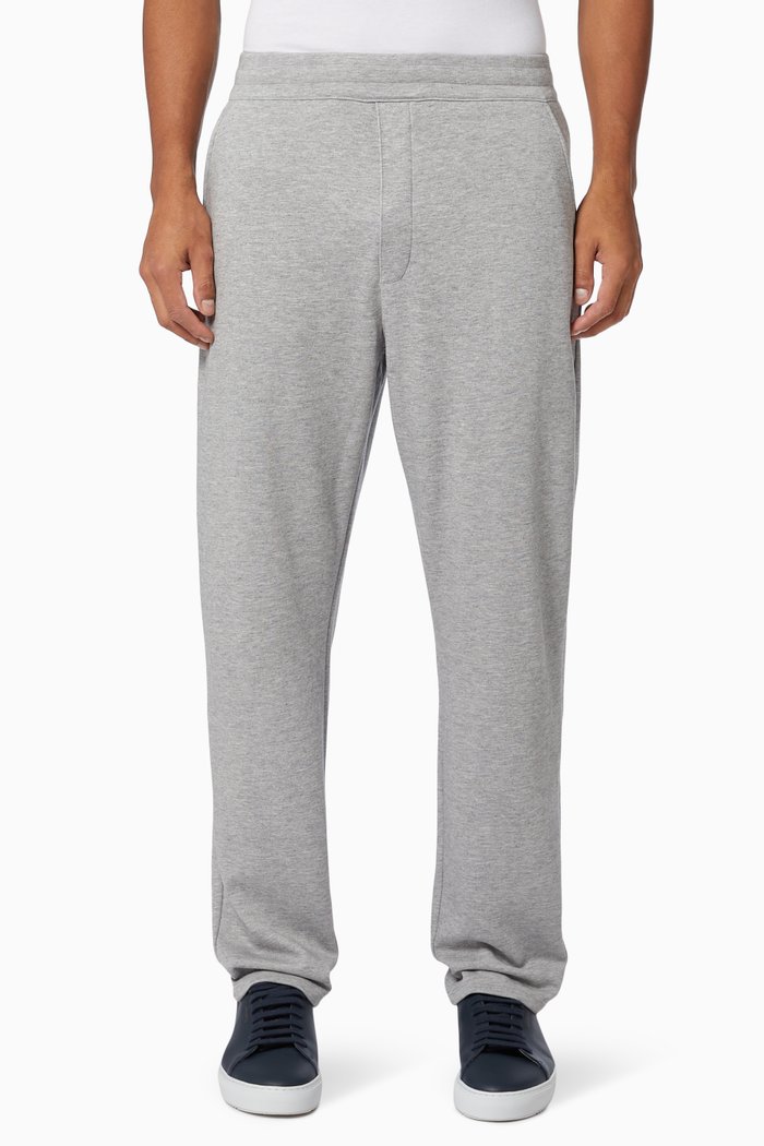 

Cozy Joggers in Cotton Modal Blend, Grey