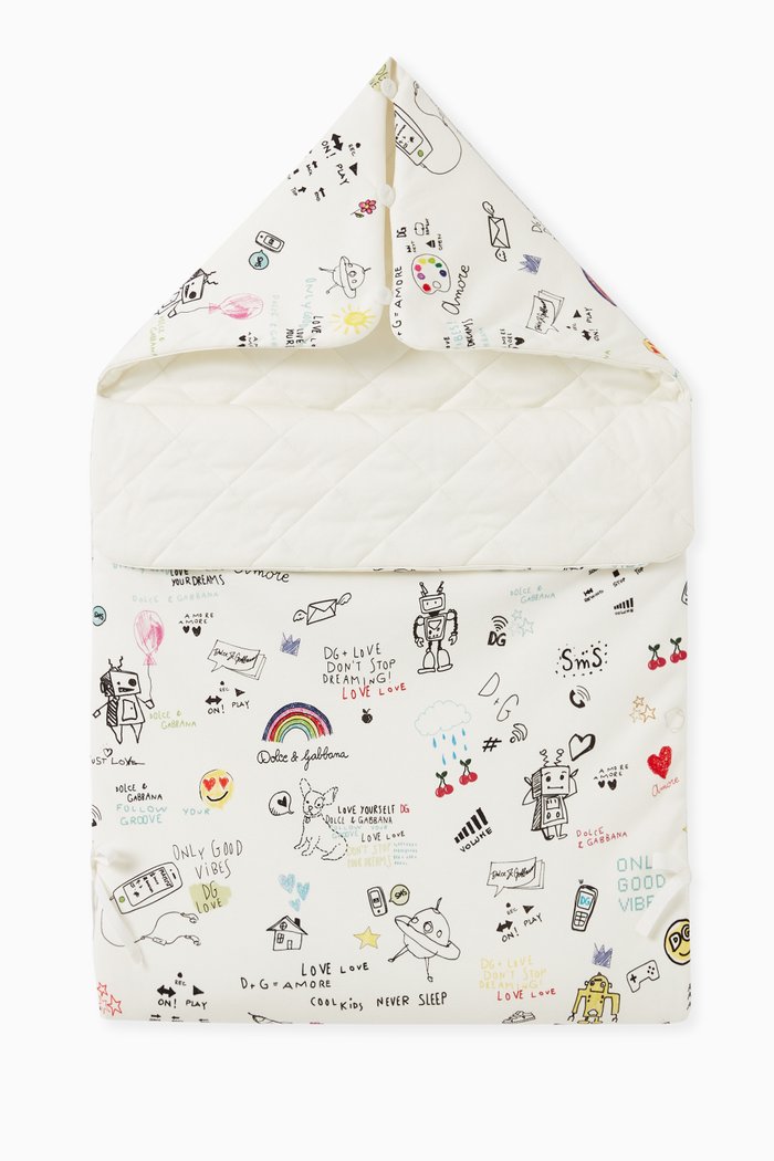 

DG Sweet Future Sleep Sack in Cotton Jersey, White