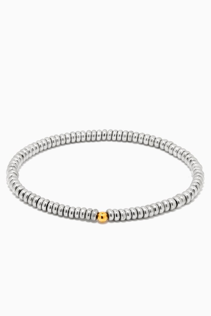 

The Roberto Bracelet in Silver & Gold Plating