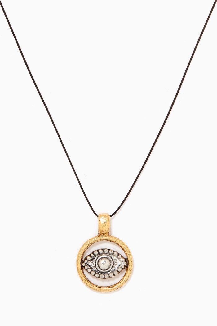 

The Franlin Evil Eye Necklace in Gold & Silver Plating