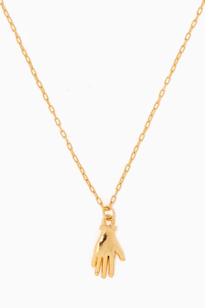 

The Bradley Hand Necklace in Gold Plating