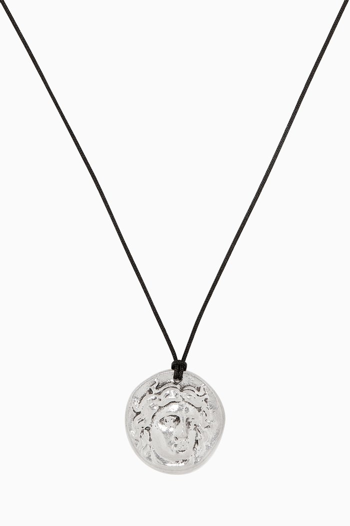 

The Bruno Medusa Necklace in Silver Plating