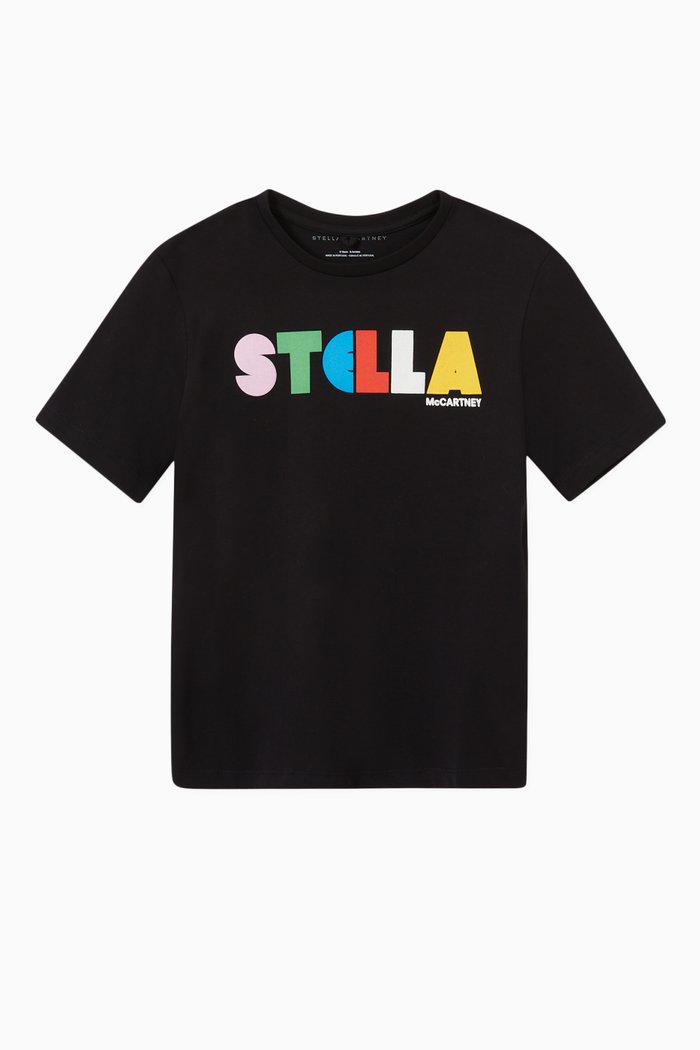 

Bold Stella T-shirt in Organic Cotton, Black