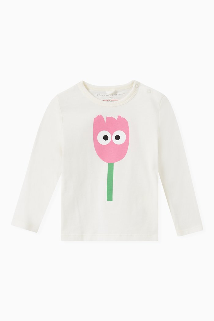 

Tulip T-shirt in Organic Cotton Jersey, White