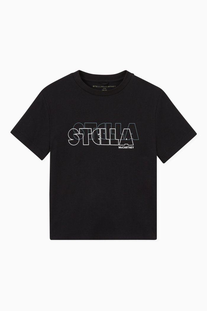 

Stella Oversized T-shirt in Organic Cotton, Black