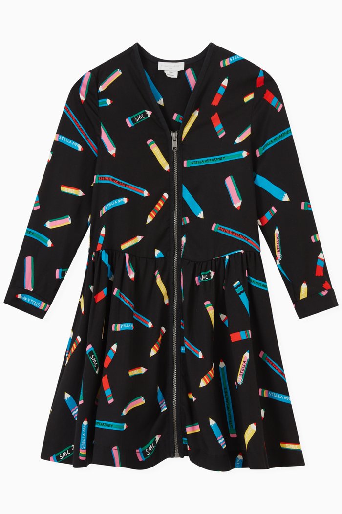

Pencils Dress in Tencil Twill, Black