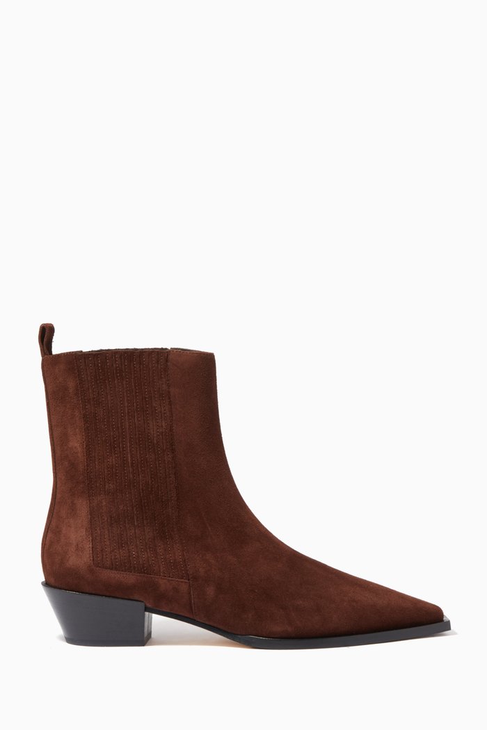 

Belinda 40 Ankle Boots in Suede, Brown
