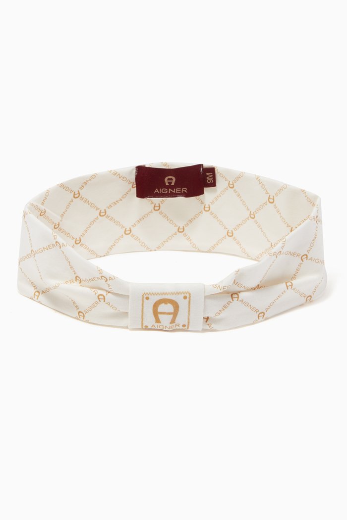 

Logo Headband in Pima Cotton Jersey, Neutral