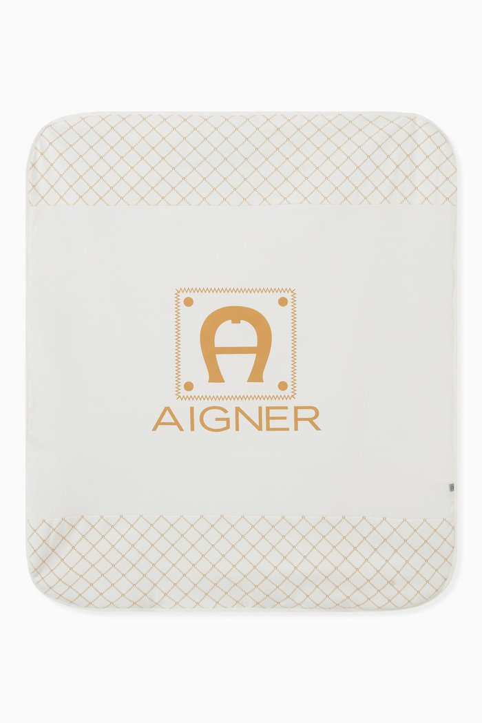 

Logo Blanket in Pima Cotton, Neutral