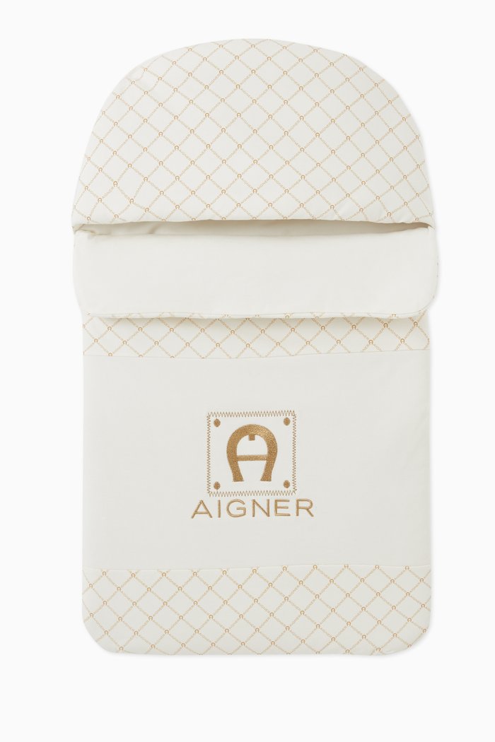 

Logo Sleeping Bag in Pima Cotton Jersey, Neutral