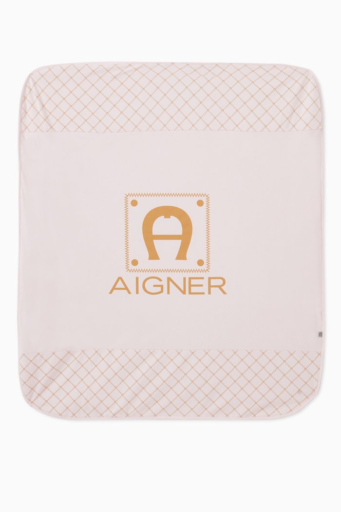 

Logo Blanket in Pima Cotton, Pink