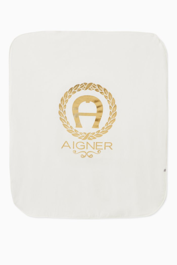 

Logo Blanket in Pima Cotton, Neutral