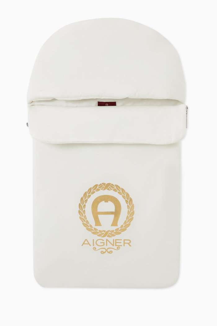 

Logo Sleeping Bag in Pima Cotton Jersey, Neutral