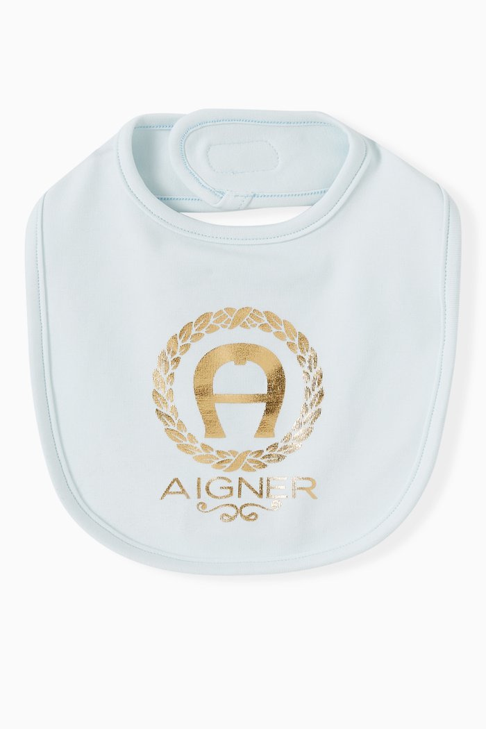 

Logo Bib in Pima Cotton Jersey, Blue